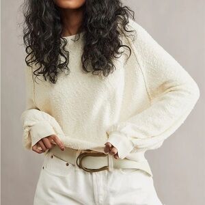 Free People Found My Friend Pullover Cream
